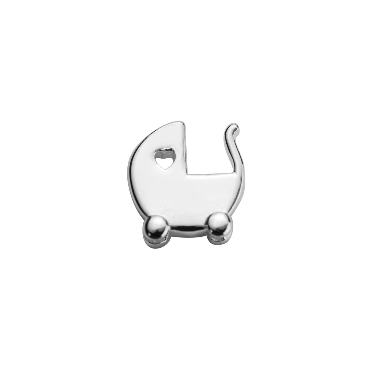 Silver Baby Pram - Blessed