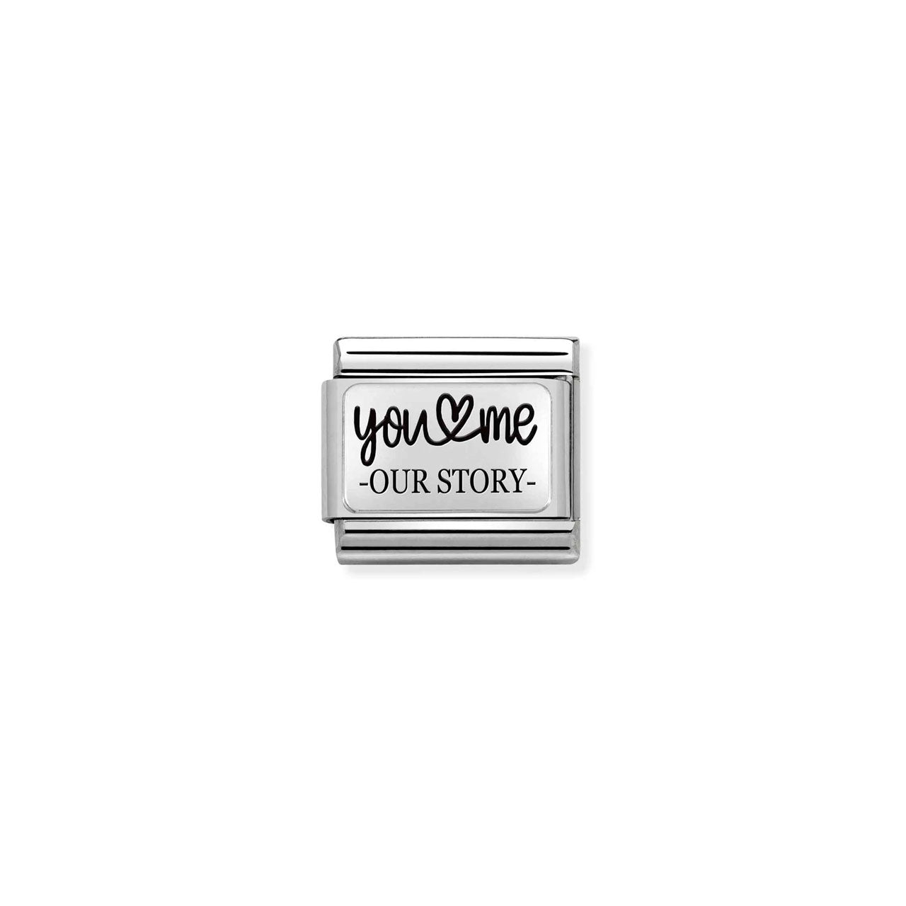 Composable Classic Link 330111/31 You & Me - Our Story In 925 Silver