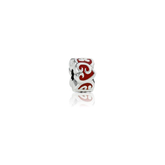 Eternity Koru Heart Clip