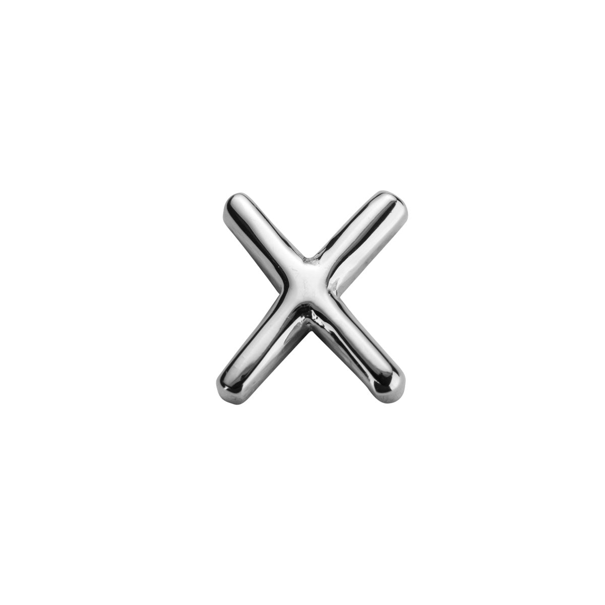 Silver Letter X