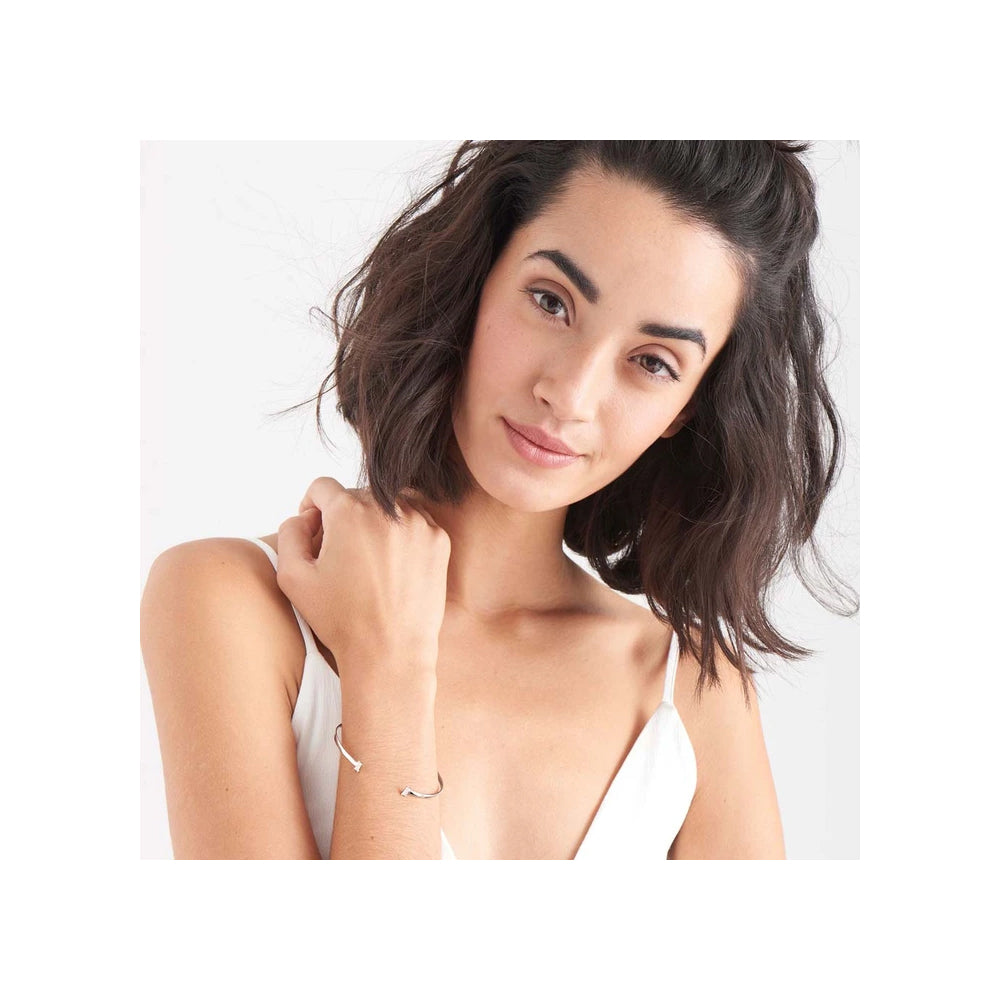 Silver Glow Cuff