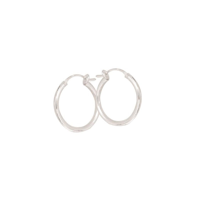 Sterling Silver 16mm Creole Hoop Earrings