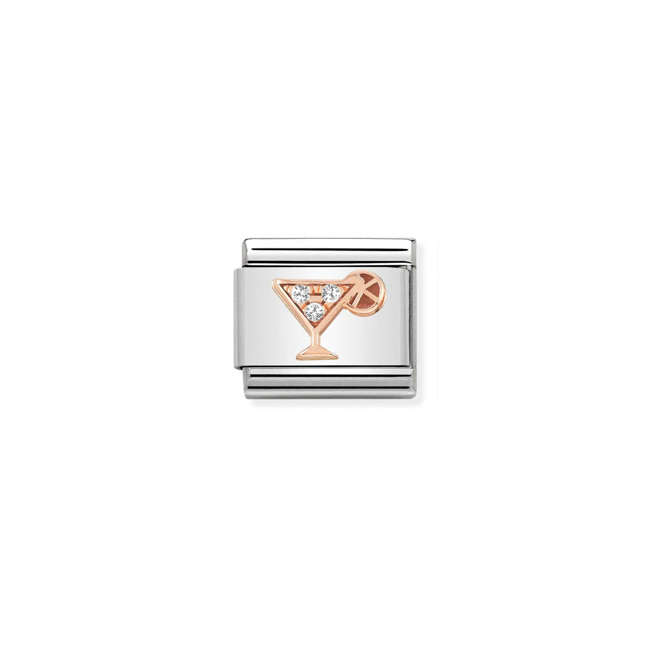 Composable Classic Link 430305/28 Cocktail in Rose Gold & CZ