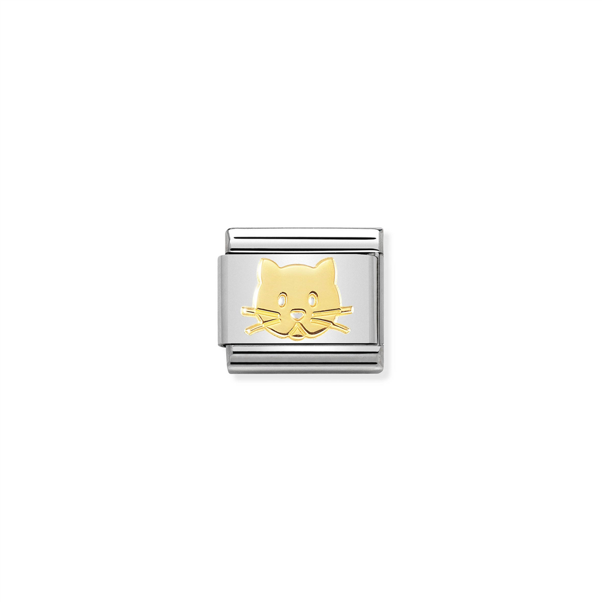 Composable Classic Link 030162/53 with Gold Cat in 18k Gold