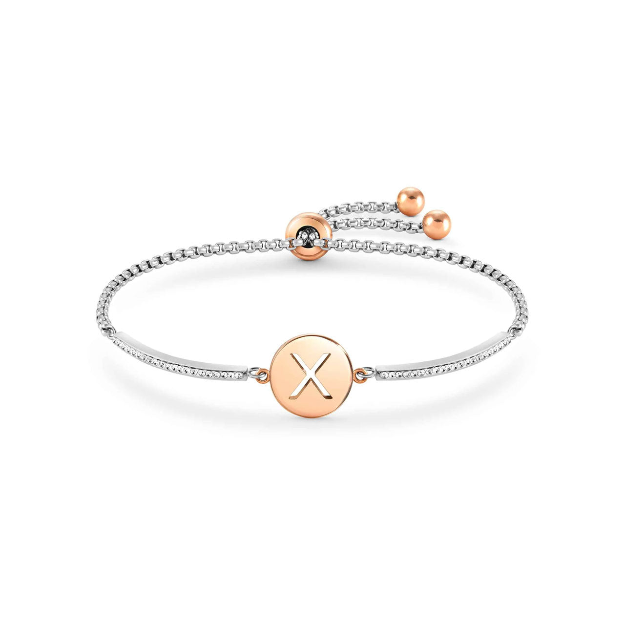 Milleluci Bracelet With CZ 028007/024 Letter X