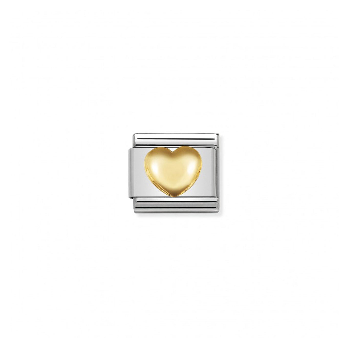 Composable Classic Link 030116/01 Raised Heart In 18k Gold