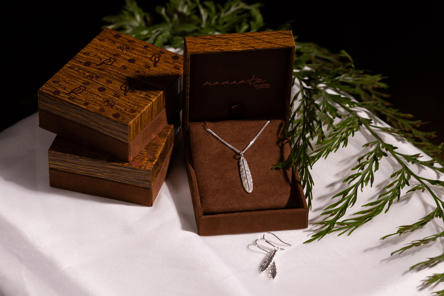 Sterling Silver Piwakawaka / Fantail Necklace