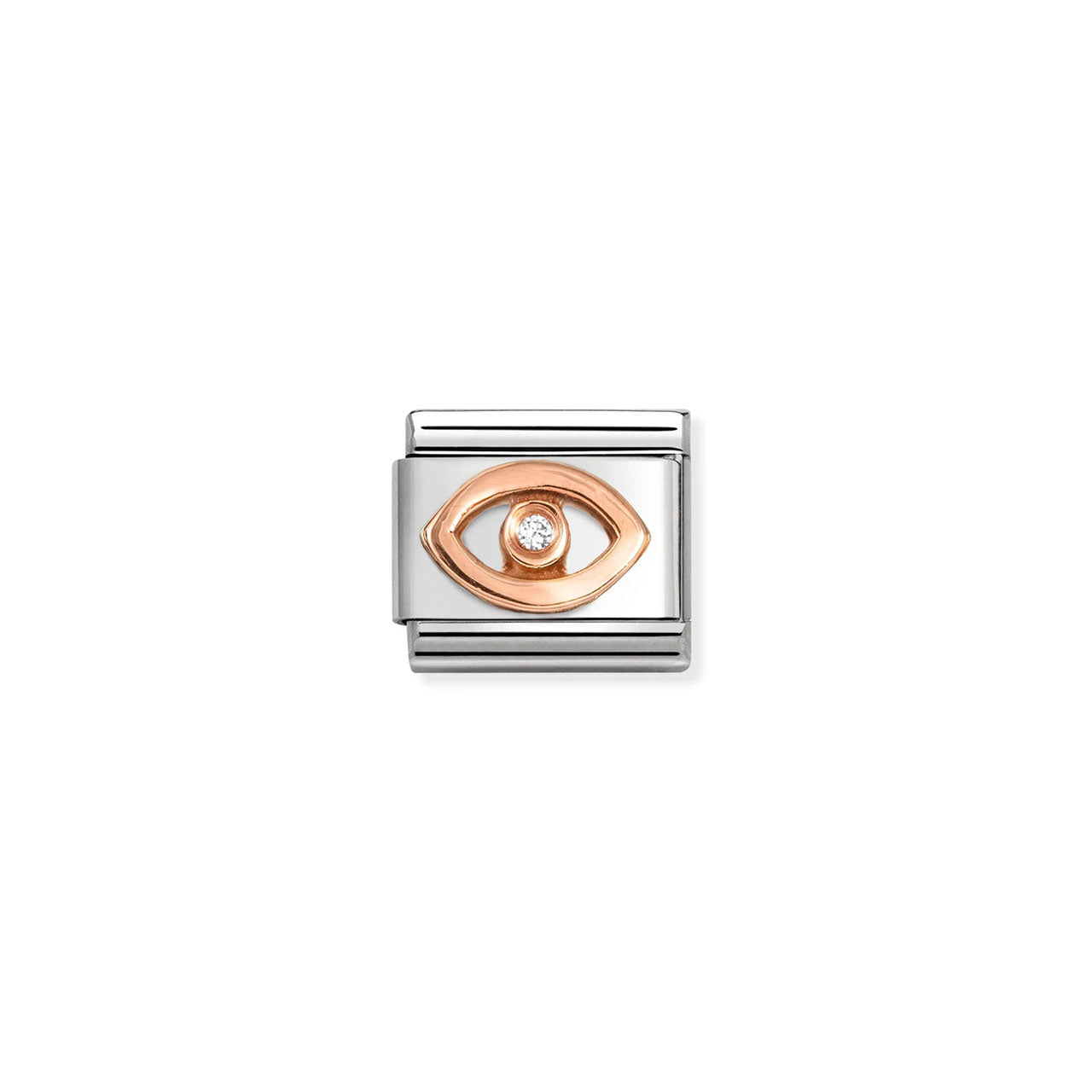 Composable Classic Link 430305/49 Eye With Cz In 9K Rose Gold