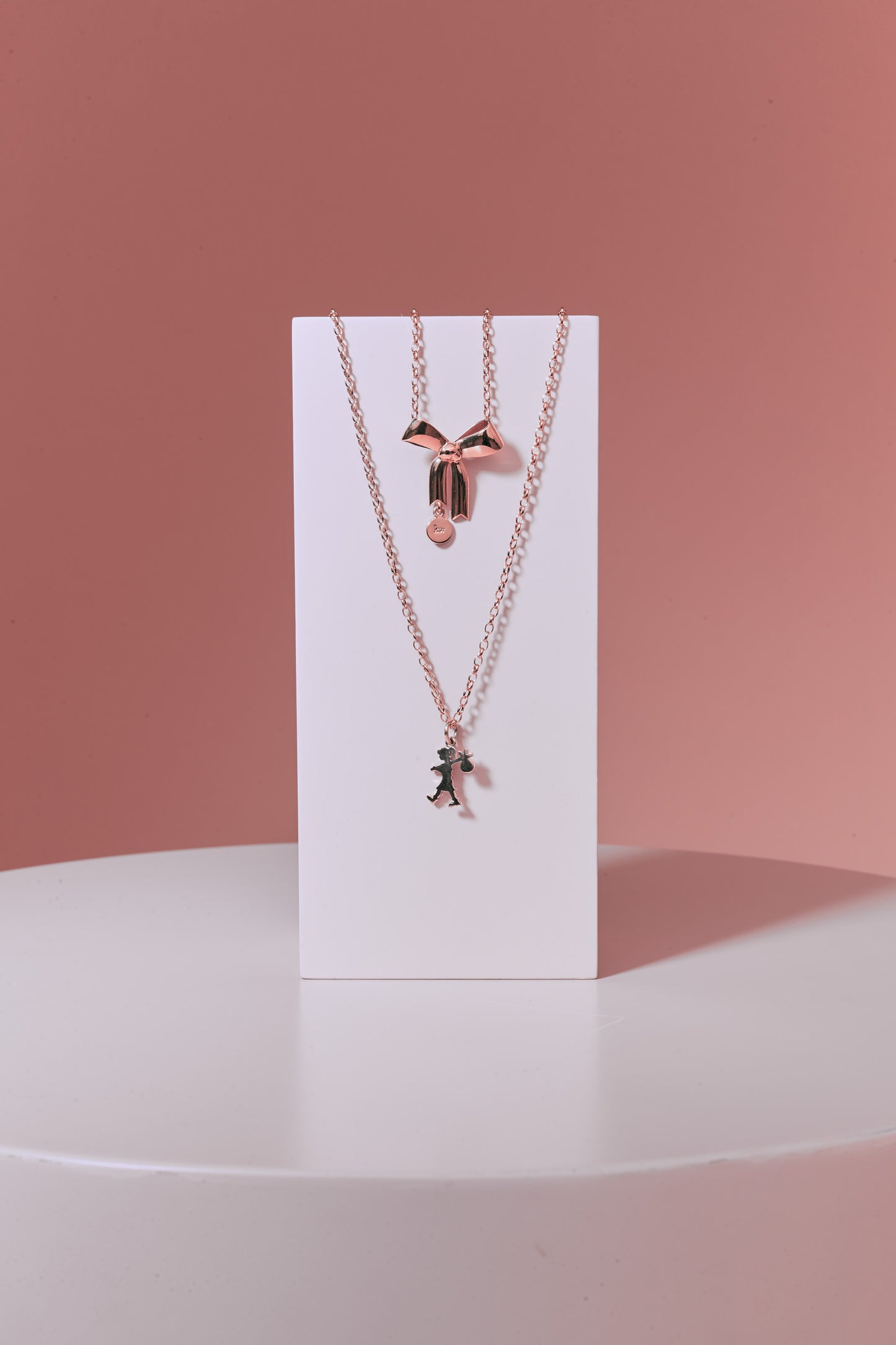 Sterling Silver Bow Pendant