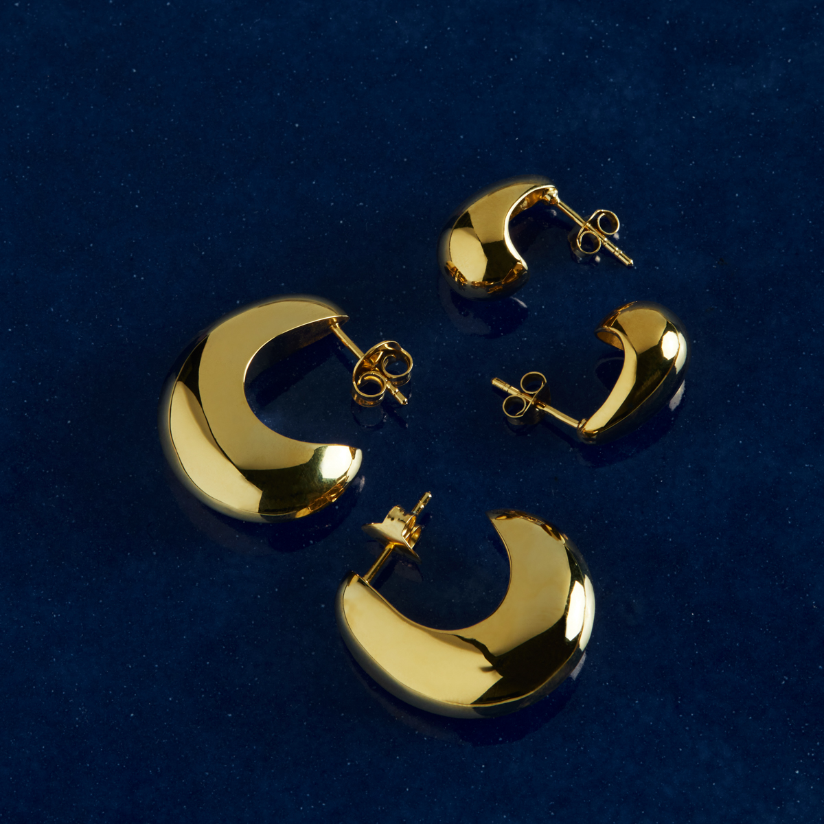 Baby Umbra Earrings - Gold Plated