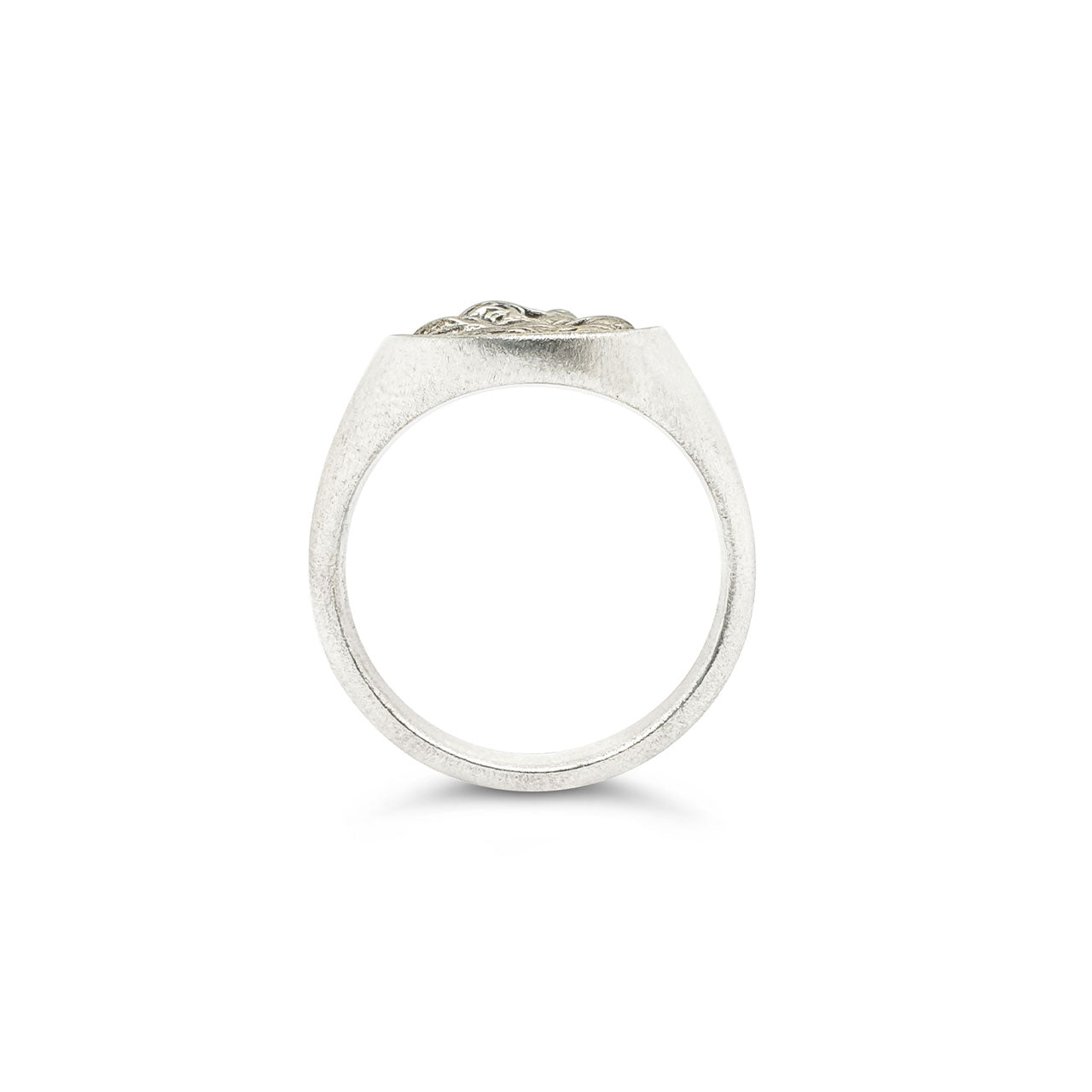 Sterling Silver Mount Cook Signet Ring