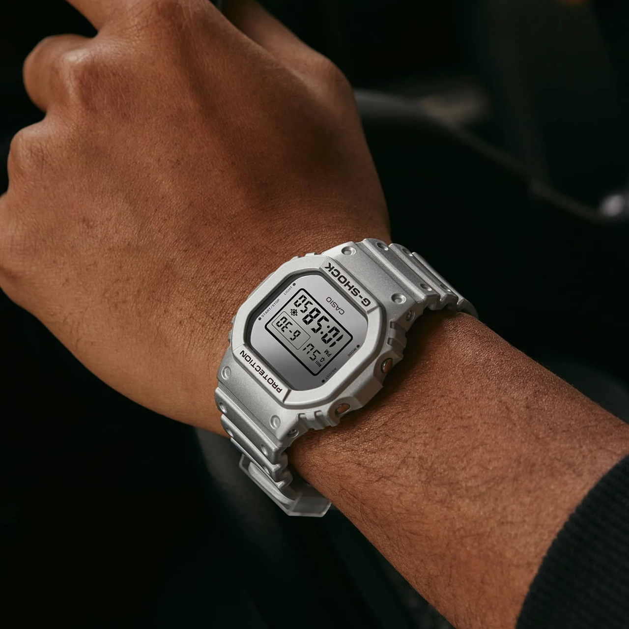 G-Shock Metallic Silver Forgotten Future - DW5600FF-8D