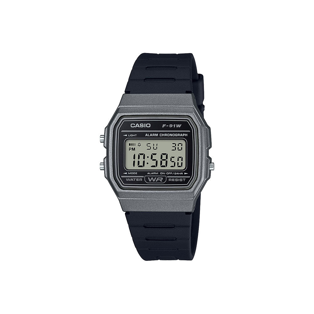 Casio Mens Silver Digital Watch - F91WM-1B