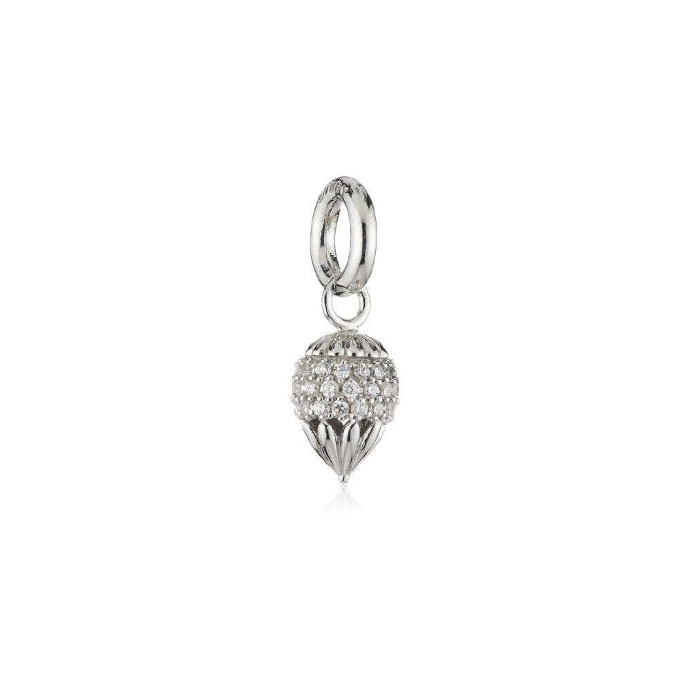 STORY by Kranz & Ziegler Silver Treasure CZ Drop Charm/Pendant
