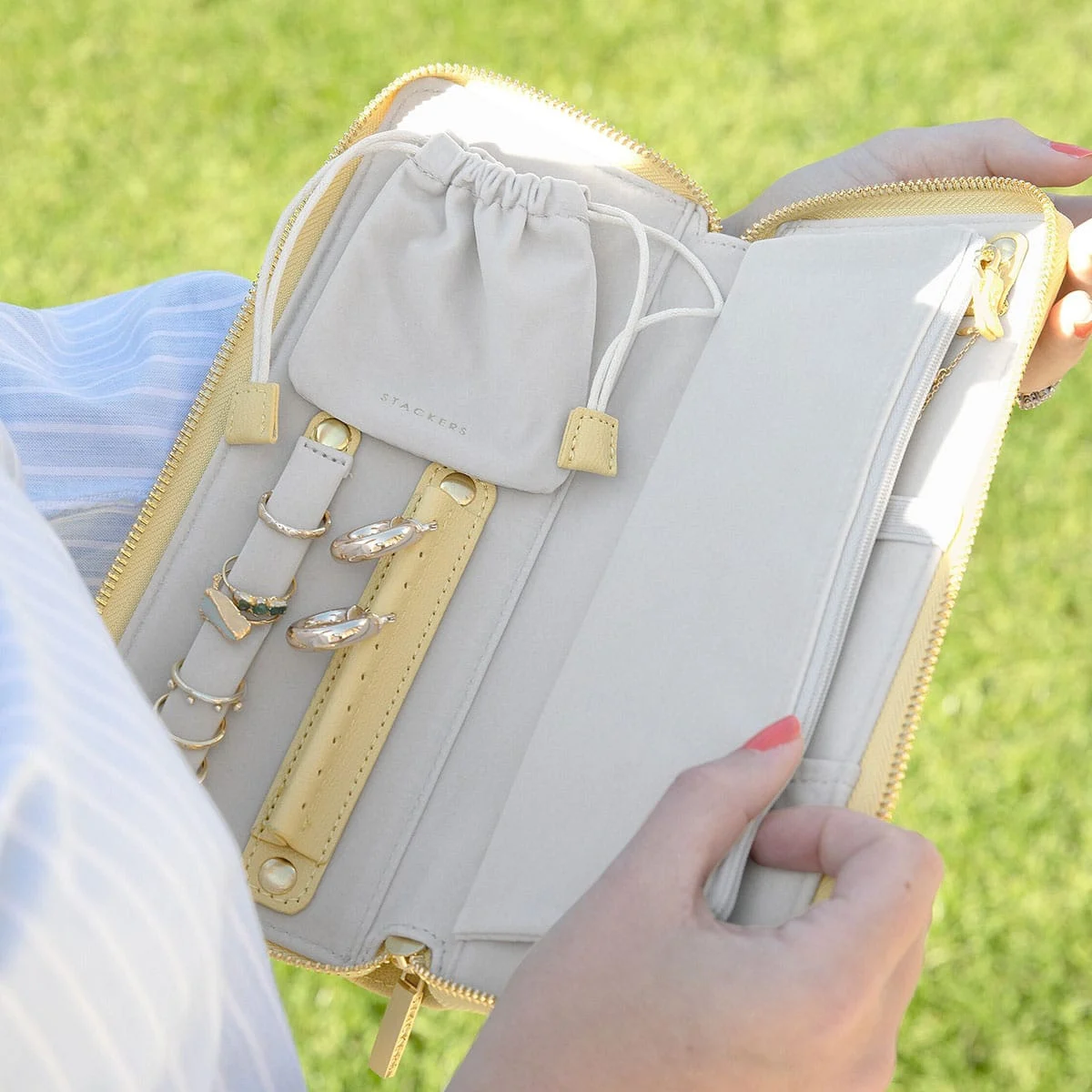 Yellow Jewellery Wallet