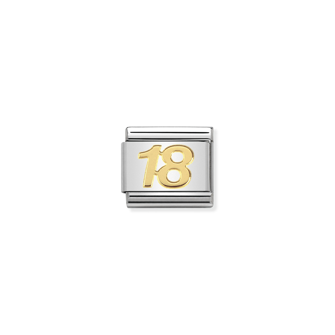 Composable Classic Link 030109/34 Number 18 in 18k Gold
