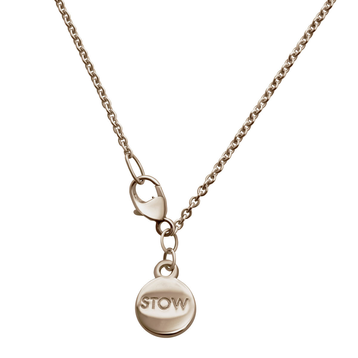 9k Rose Gold 55cm Stow Cable Chain