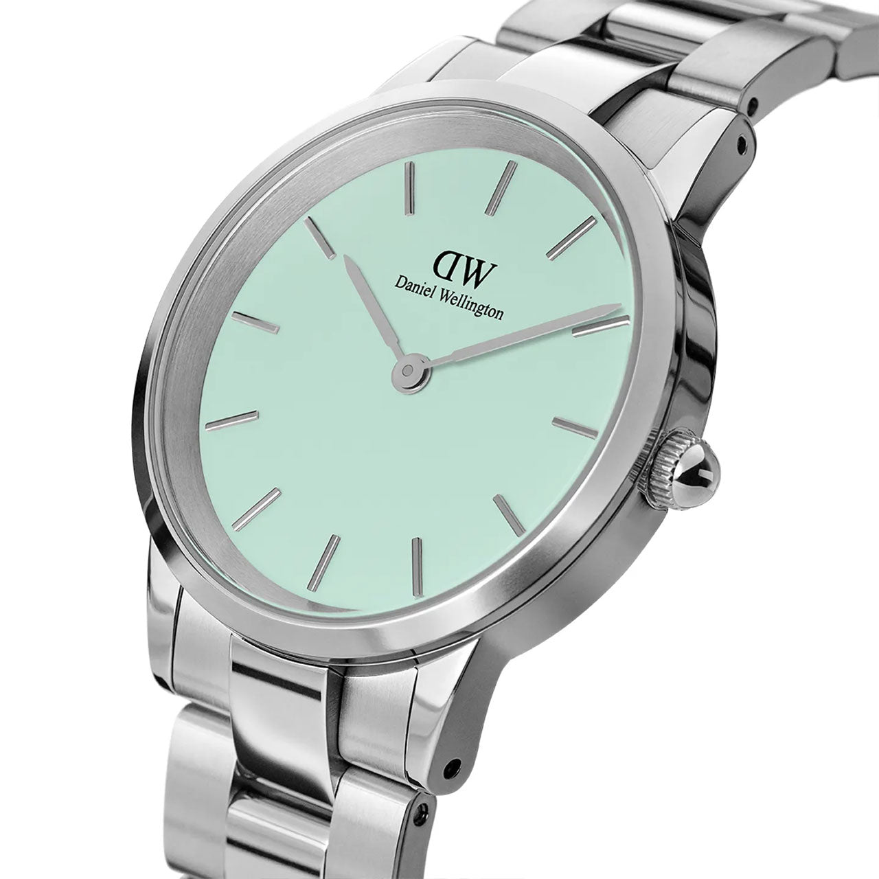 Iconic Link Mint 28mm - Silver & Pastel Green Watch