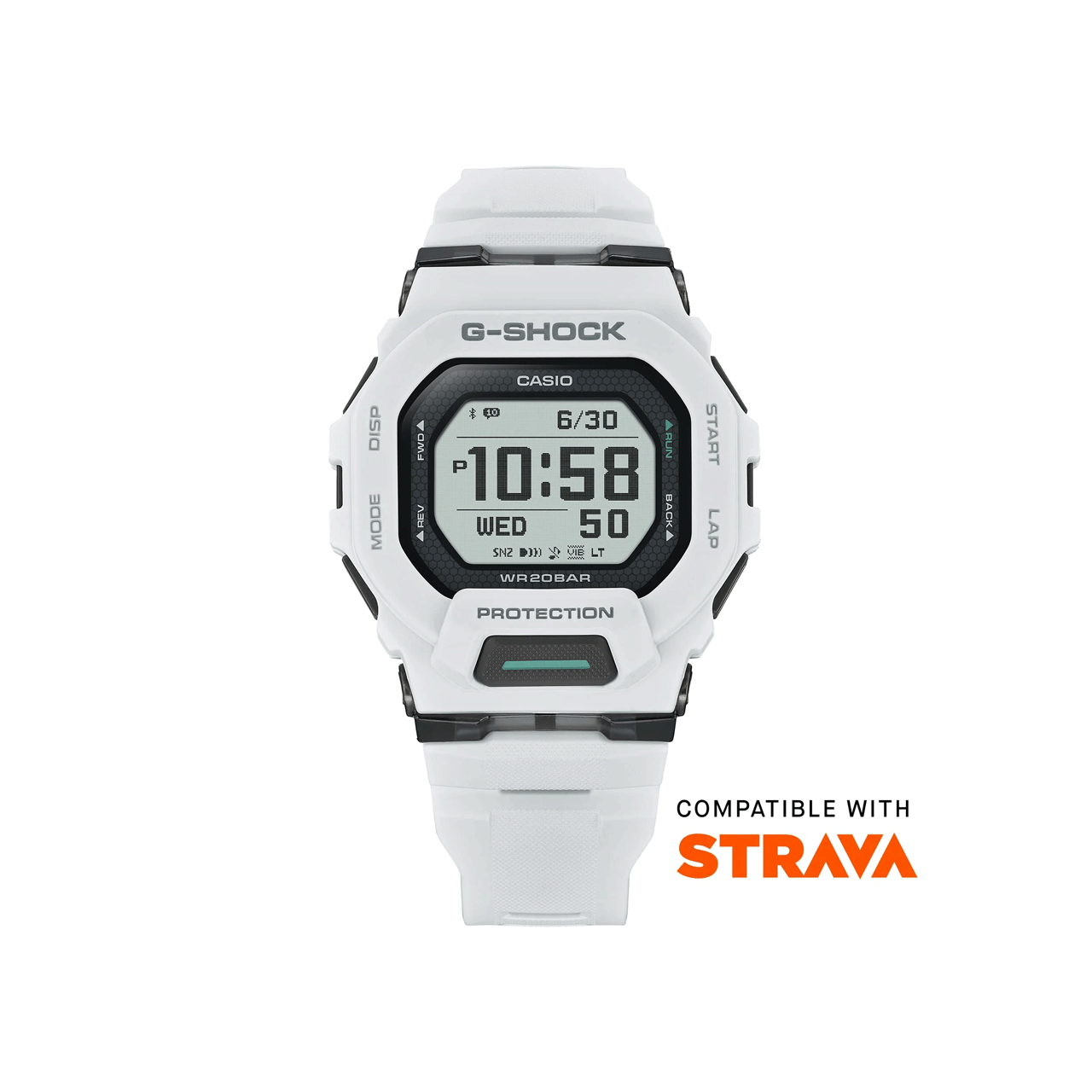 G-Shock - White G-Squad Series - GBD200-7D