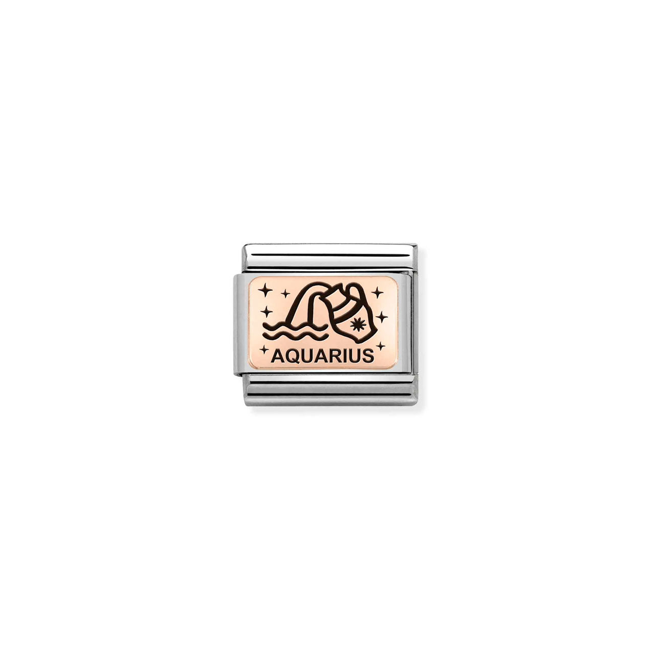 Composable Classic Link 430112/11 Aquarius In 9K Rose Gold