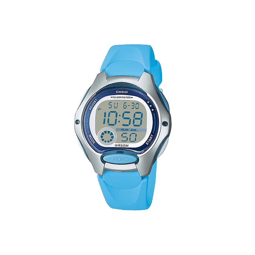 Casio Light Blue Digital Sports Watch - LW200-2B
