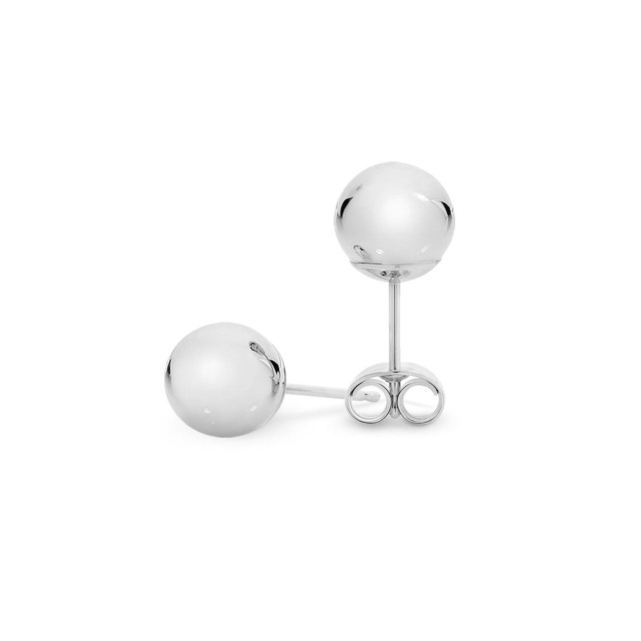 Sterling Silver 10mm Ball Stud Earrings