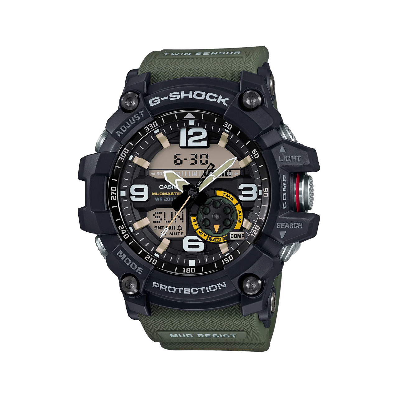 G-Shock - Green Master of G Series Mudmaster Watch - GG1000-1A3
