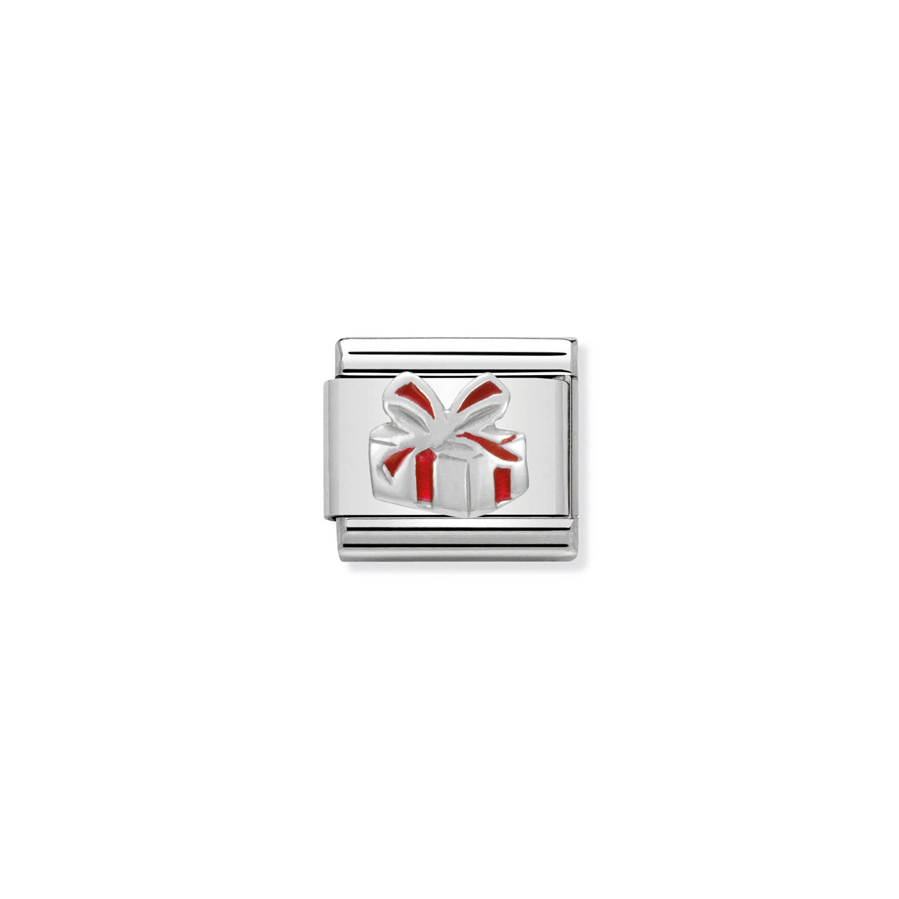 Composable Classic Link 330204/06 Red Gift Box in Enamel & 925 Silver
