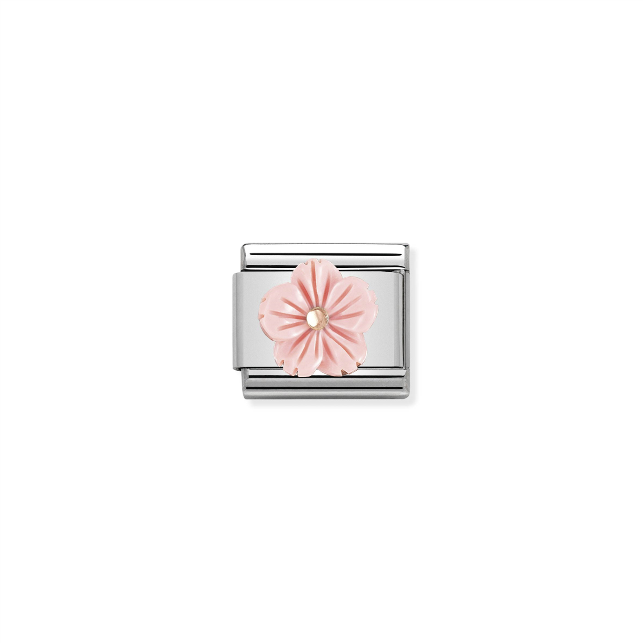 Composable Classic Link 430510/03 Flower in Rose Coral