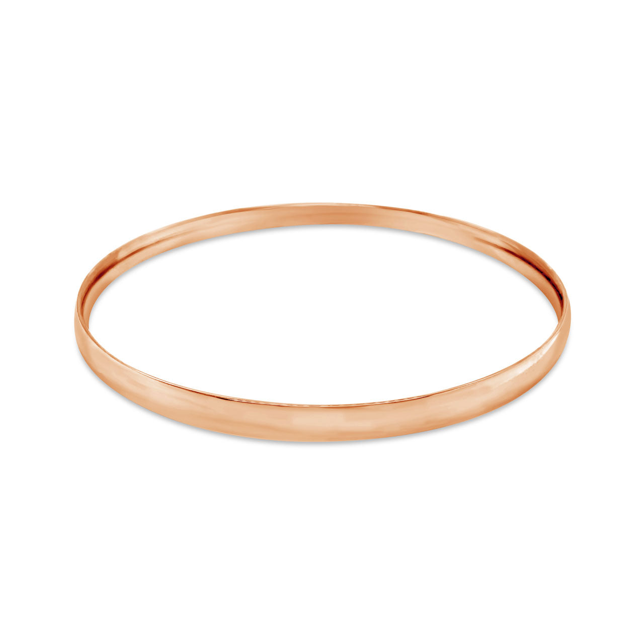 9k Rose Gold Round Bangle