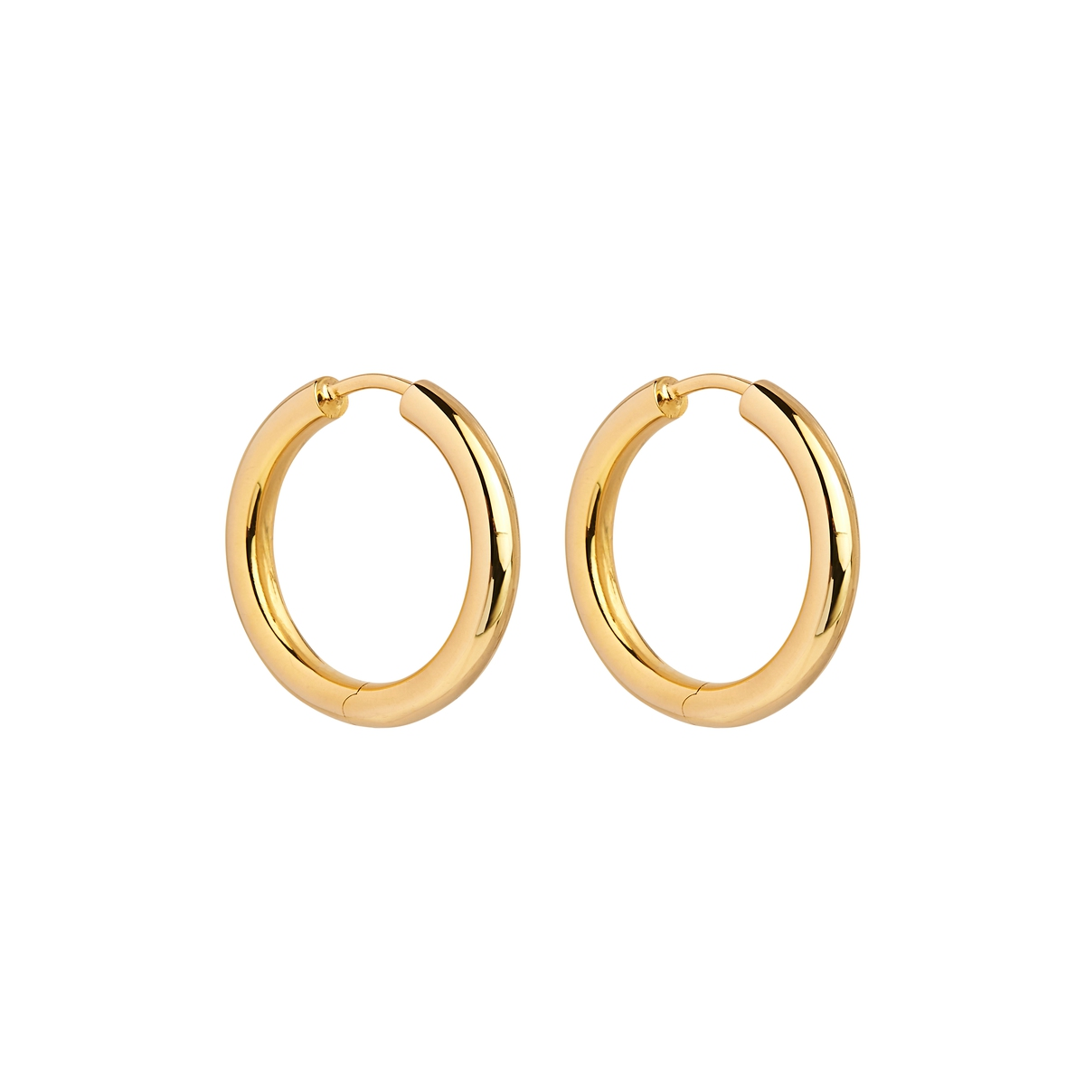 Gold Subtle Huggie Earring