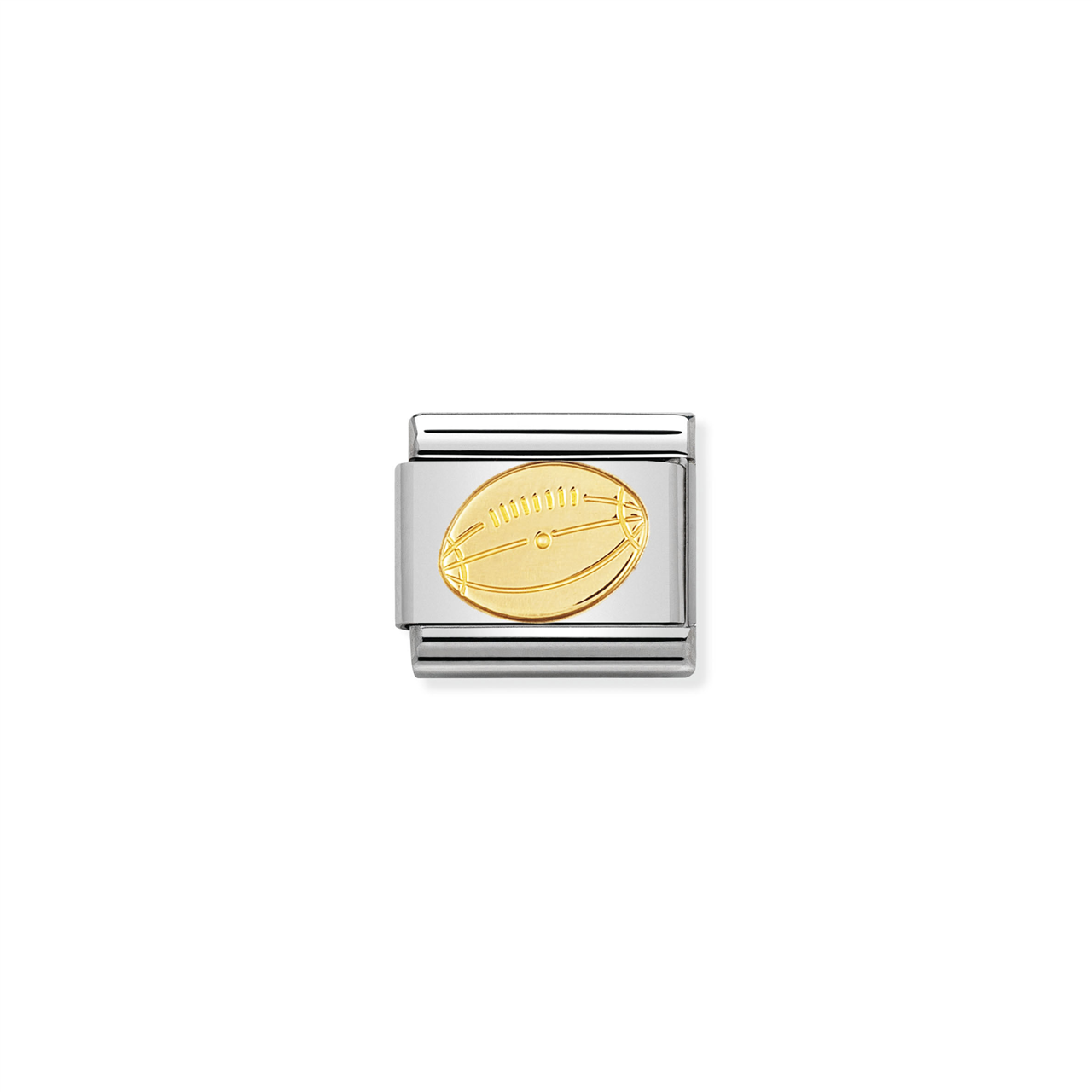 Composable Classic Link 030106/03 Rugby Ball in 18k Gold