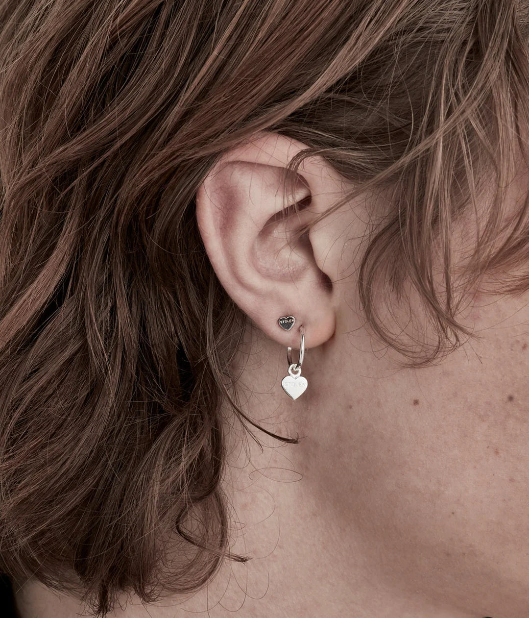 Stolen Heart Anchor Sleeper Earrings