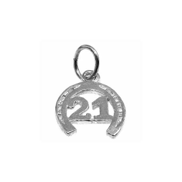 Lucky Horseshoe with 21 Charm