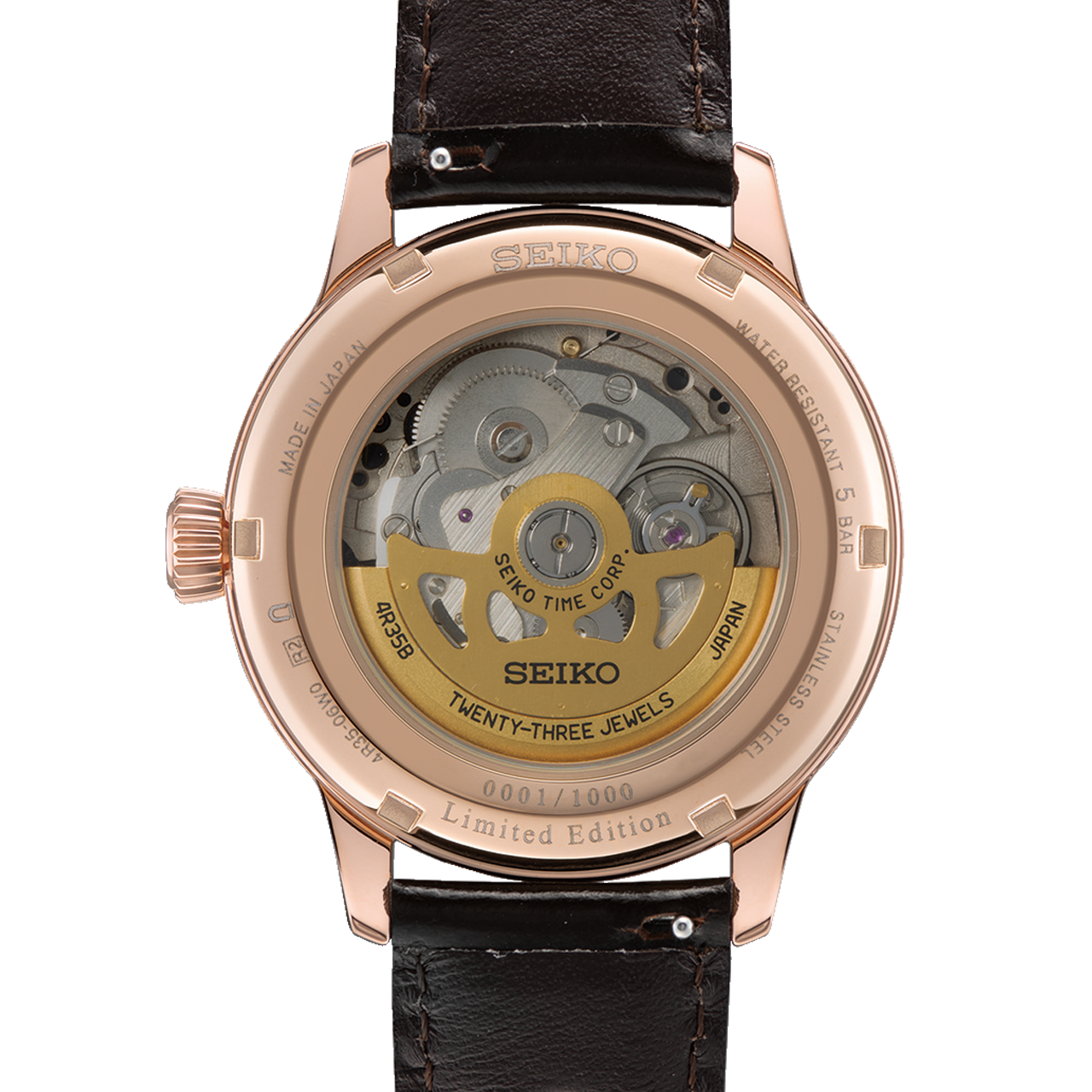 Seiko - SRPL96J Limited Edition Mens Presage Cocktail Time ‘The Conte’ Automatic Watch