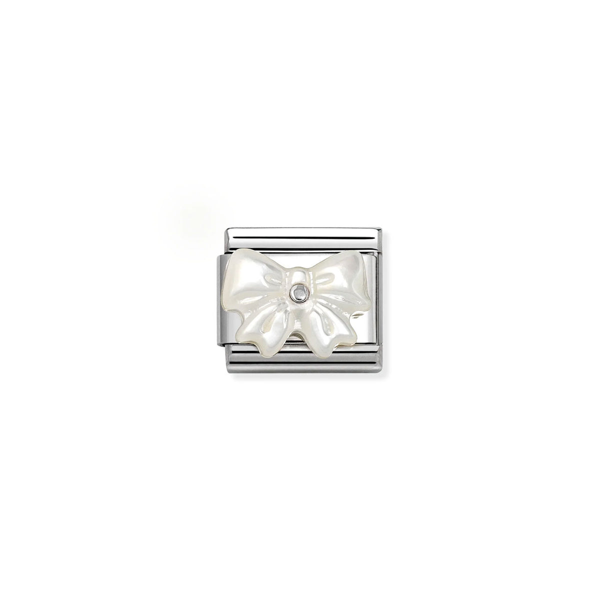 Composable Classic Link 330509/20 Bow With Mother Of Pearl In 925 Silver