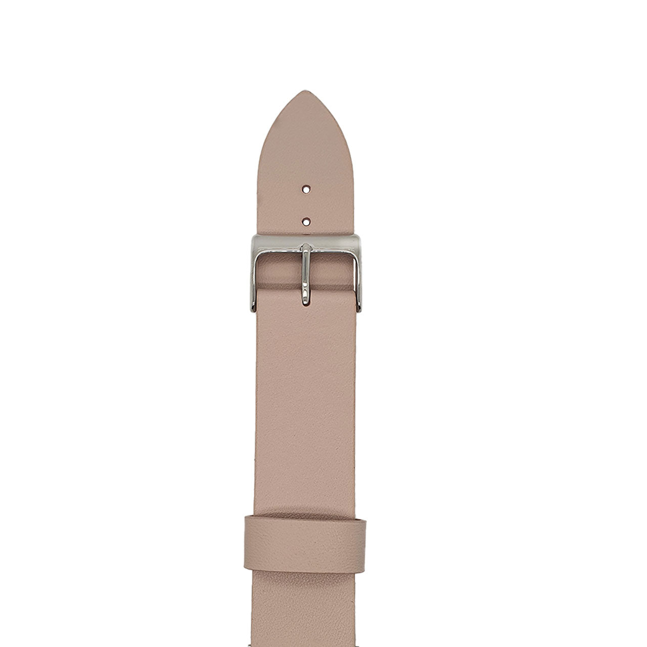 Light Pink 20mm Leather Watch Strap with Silver Buckle