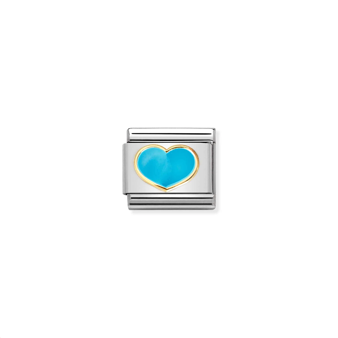 Composable Classic Link 030283/25 Turquoise Heart In Gold
