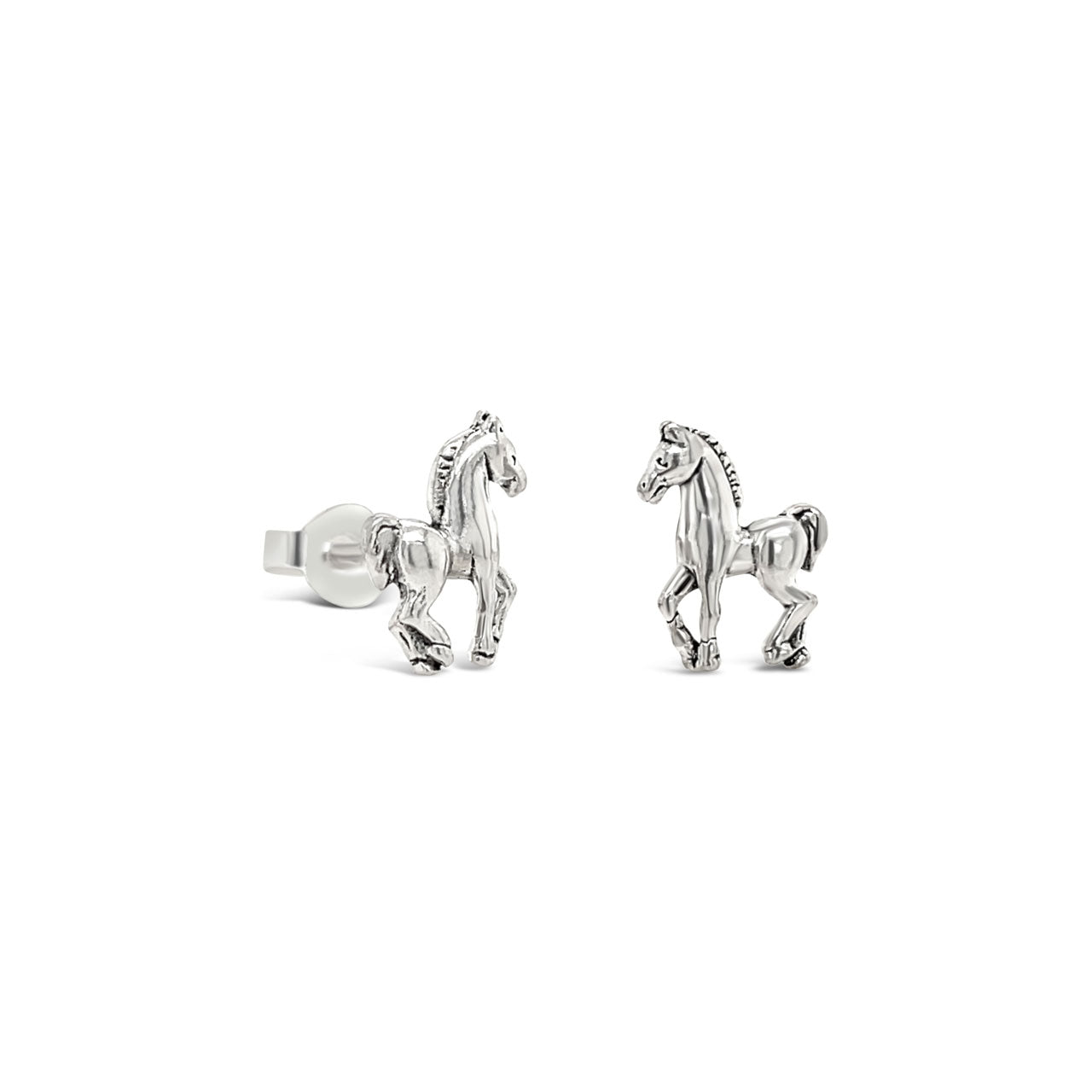 Sterling Silver Mini Horse Stud Earrings