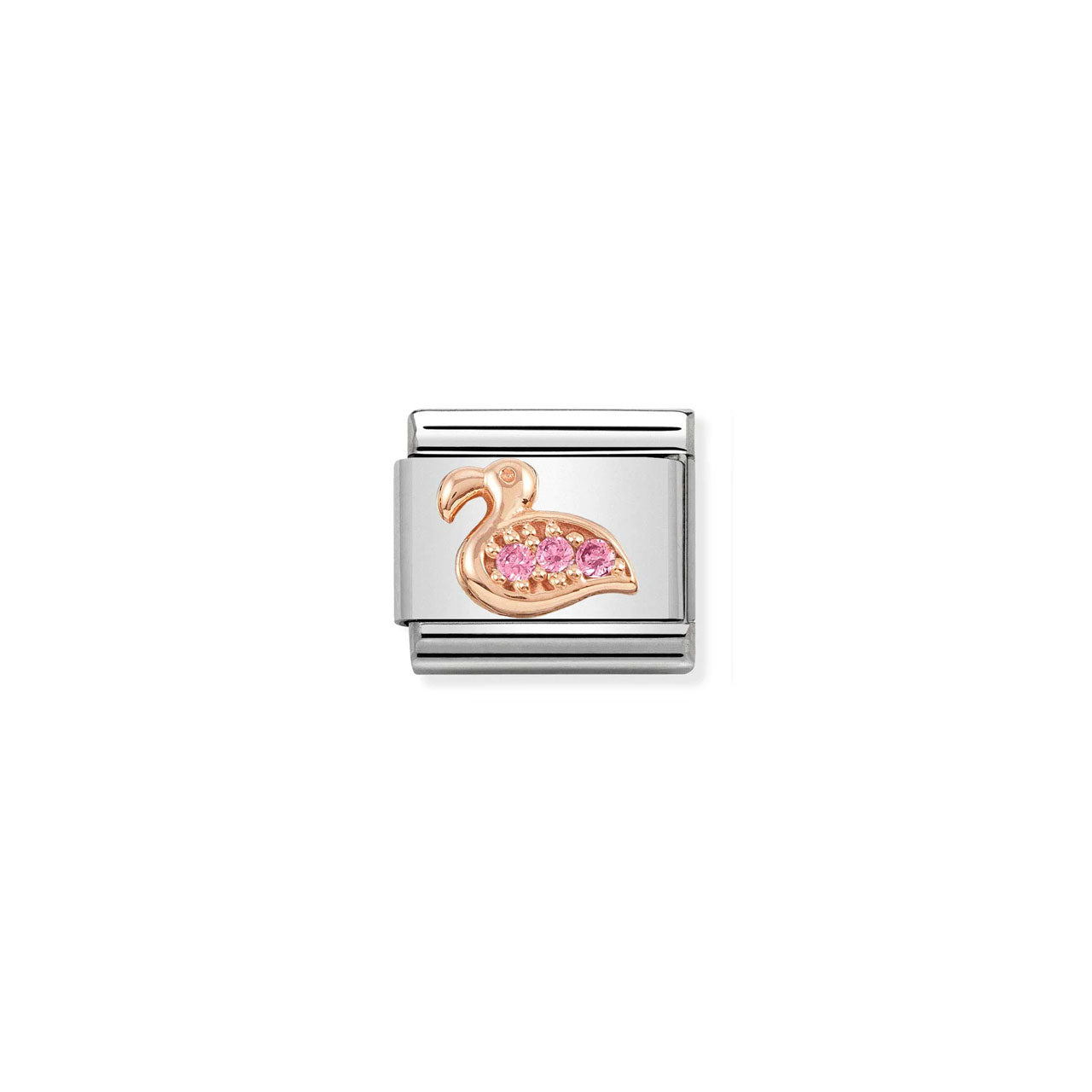 Composable Classic Link 430305/29 Rose Gold Flamingo