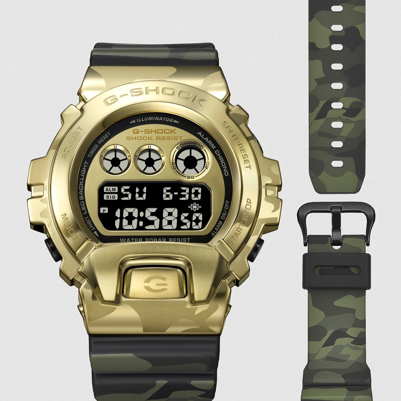 G-Shock - Bold Camo Series - GM6900CMG-3D