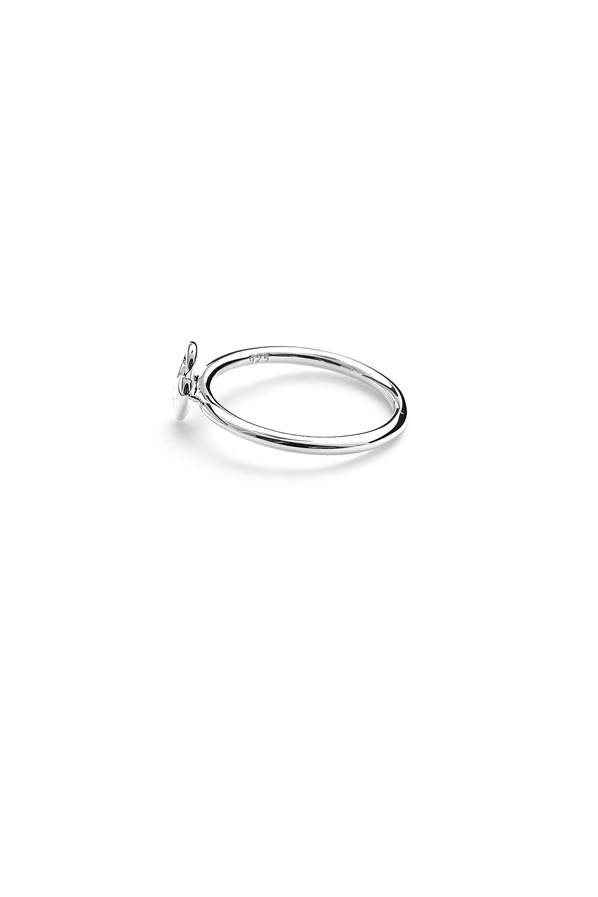Micro Padlock Heart Ring