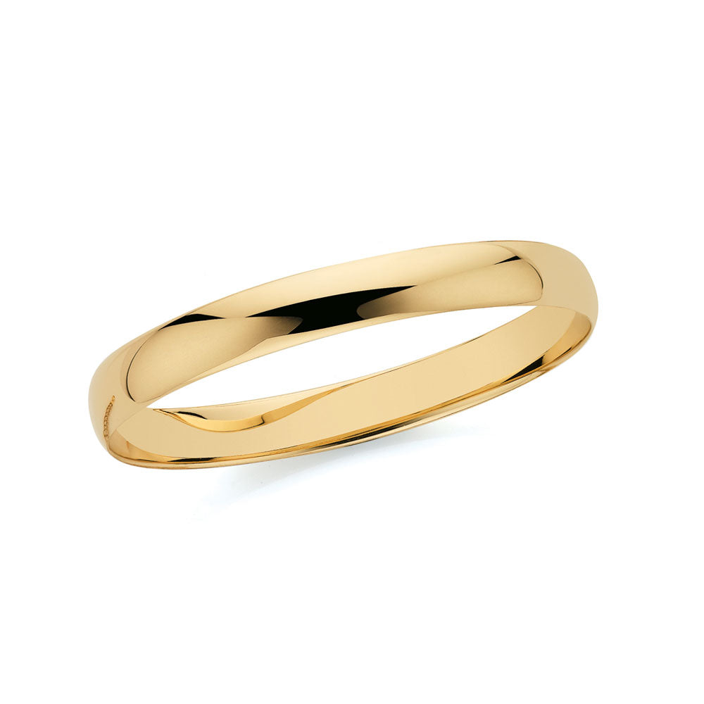 9k Yellow Gold Troy Ounce Bangle
