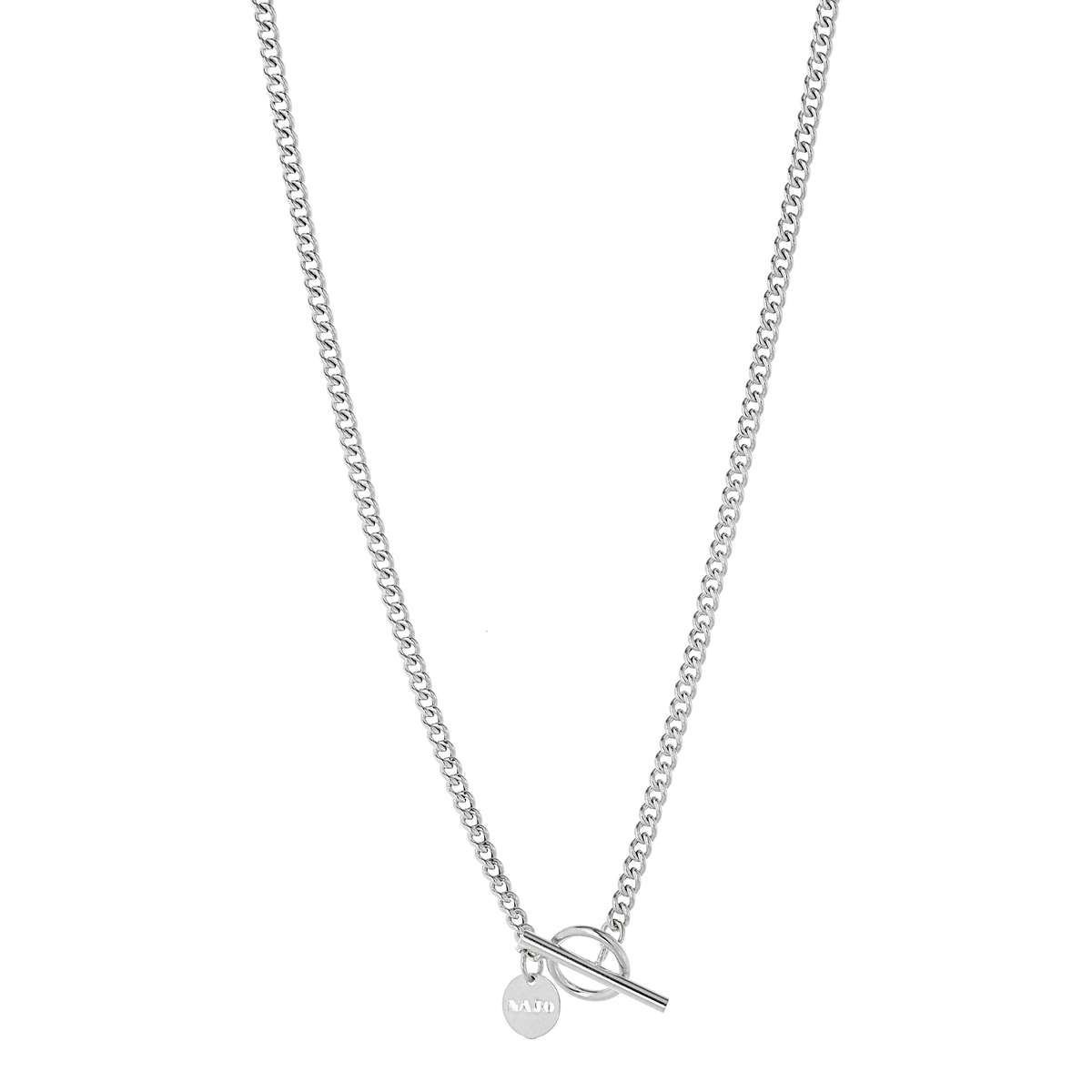 Curb T-Bar Necklace (60cm)