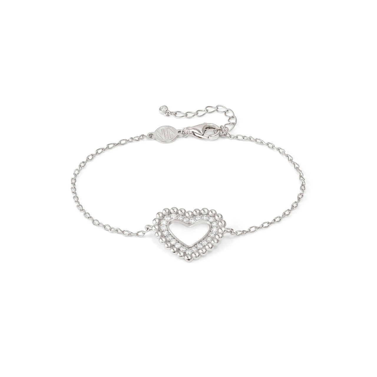 Lovecloud Bracelet Silver With CZ 240502/009 Heart