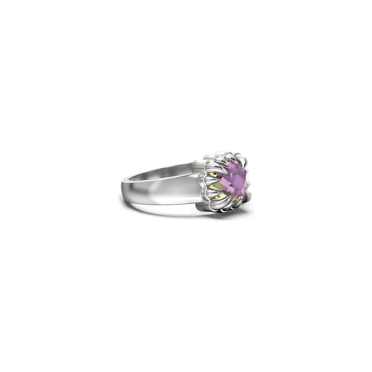 Baby Claw Ring Mystic Quartz
