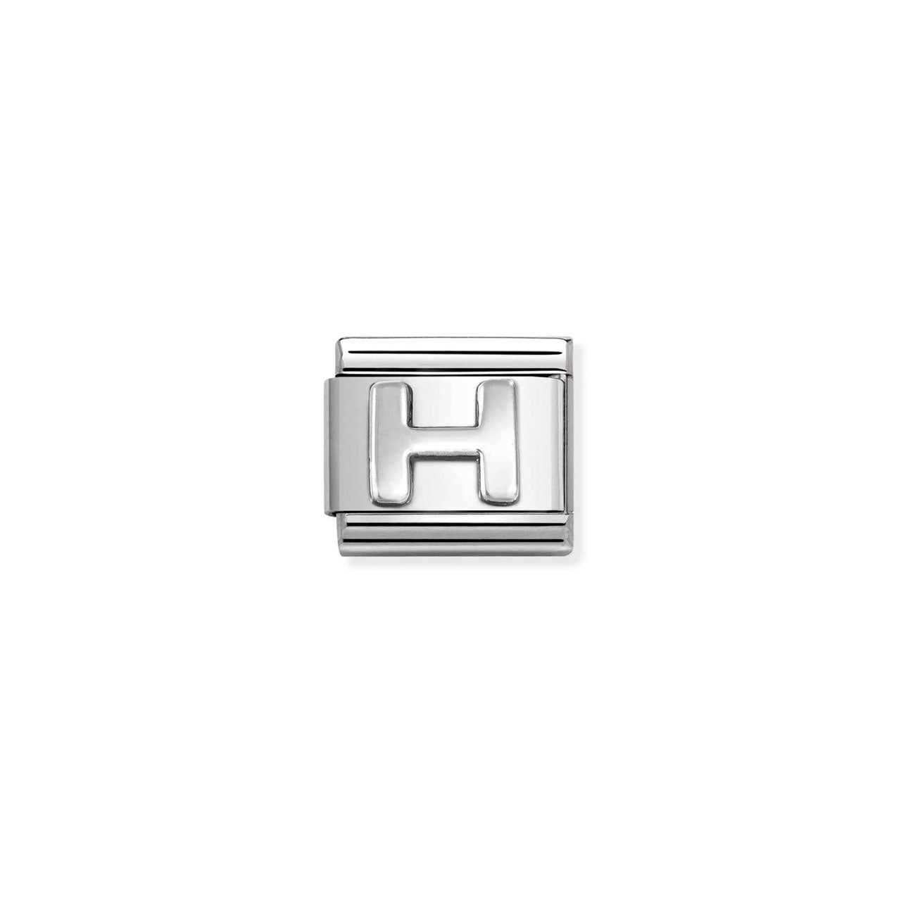 Composable Classic Link 330113/08 Letter H In 925 Silver