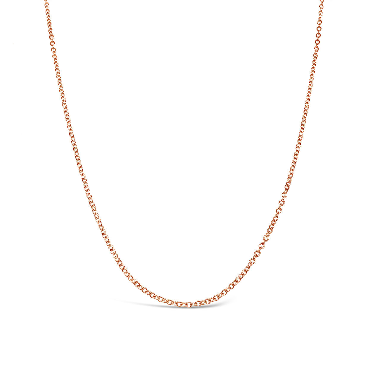 50cm 9k Rose Gold Adjustable RCA40 Cable Chain
