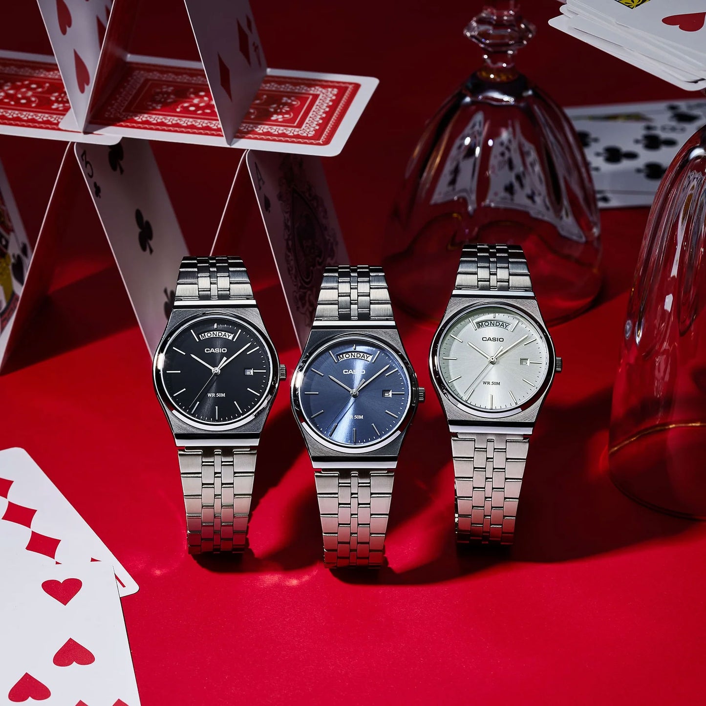 Casio Mens Classic Retro Watch - MTPB140D-1A