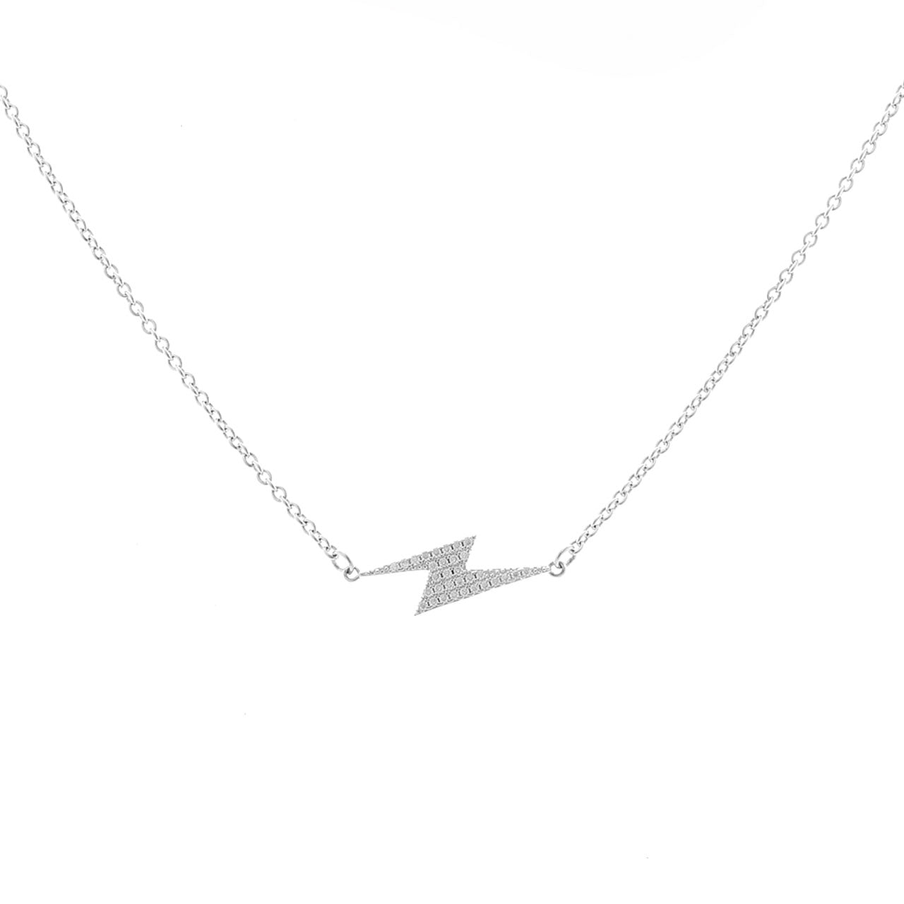 Dusted Bolt Necklace